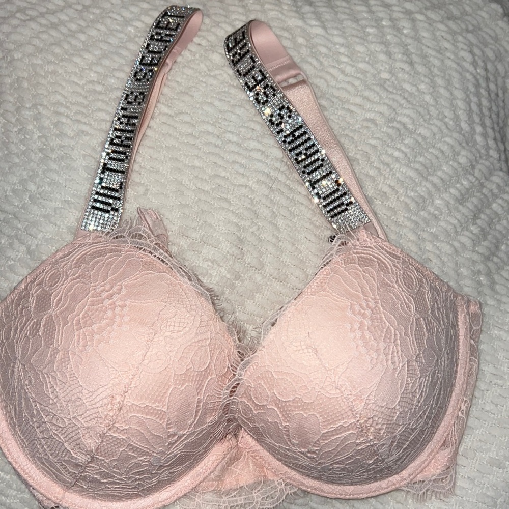 victoria secret lace  bling bra